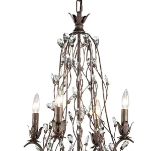 Sagemore 37'' Wide 12-Light Chandelier - Bronzed Rust 4