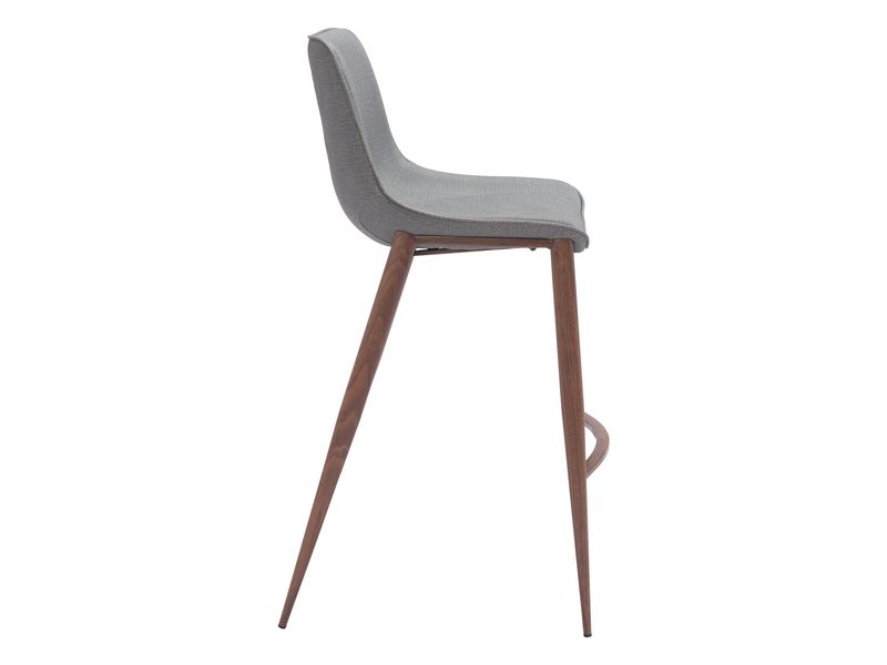 Magnus Barstool Slate Gray & Walnut 3