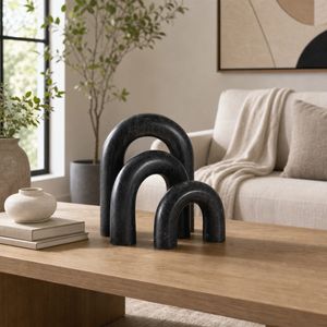BRYNWAY SET OF 3 BLACK DECOR 10 (IN) 12