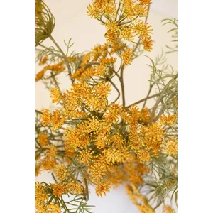 Artificial Yellow Lace Flower 4