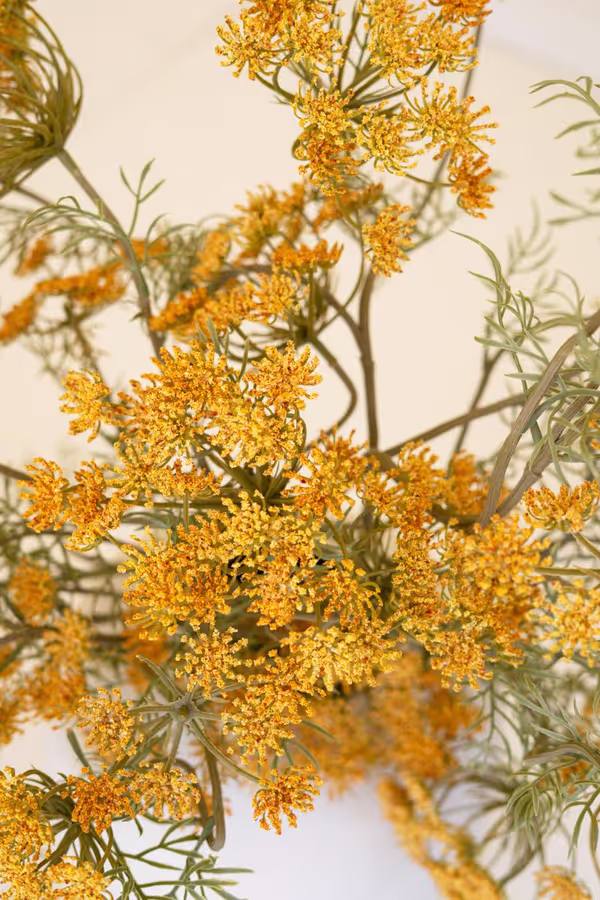 Artificial Yellow Lace Flower