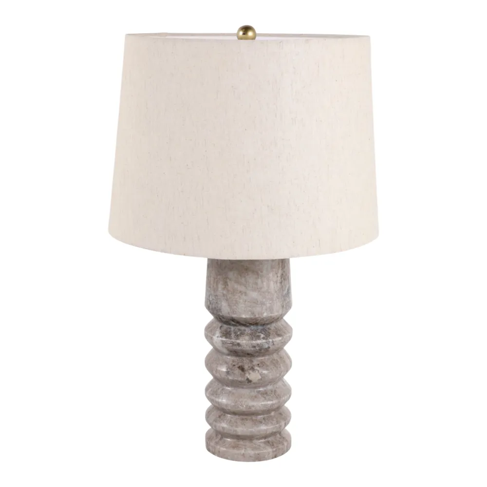 LANESTONE WHITE LAMP 24 (IN)
