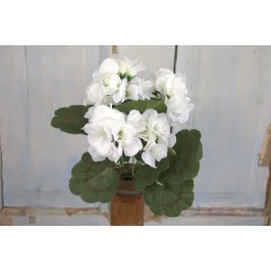 White Geranium 13in Pick 1