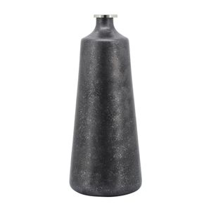 GRISHAMSHAW BLACK GLASS VASE 21 (IN) 1