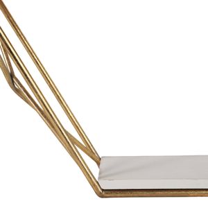 INGRIDHAVEN GOLD WALL SHELF 21 (IN) 7
