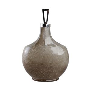 TATUMMORE WHITE GLASS VASE 20 (IN) 5