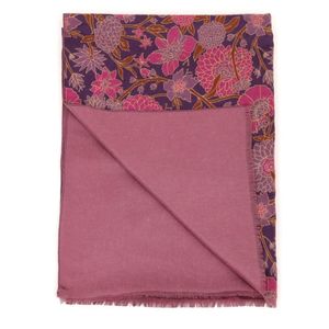 Capri Plum Reversible Wrap Scarf 4