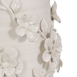 CLOVERVALE WHITE VASE 12 (IN) 6