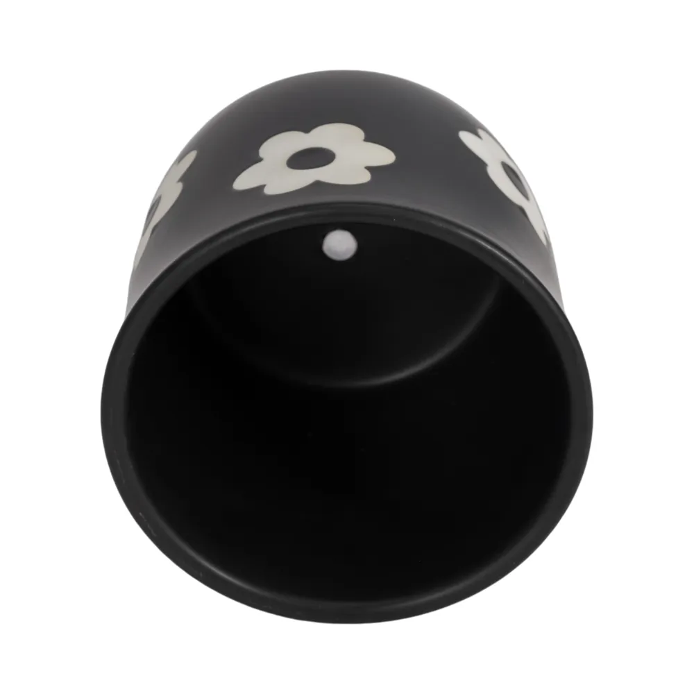 BELDENTON BLACK PLANTER 6 (IN)