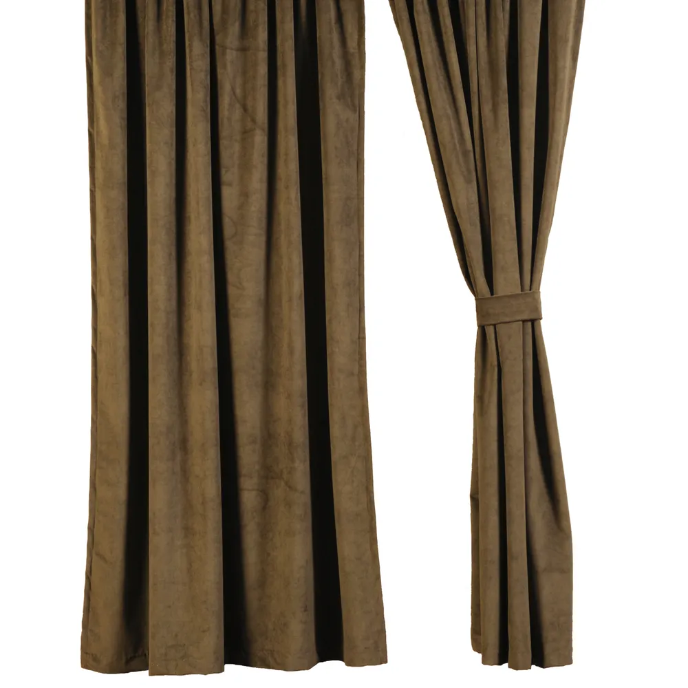 Cabin Bear - Drape Set - (2 panels/2 tiebacks)