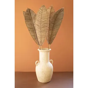Brown Angel Leaf with Bamboo Branch 1
