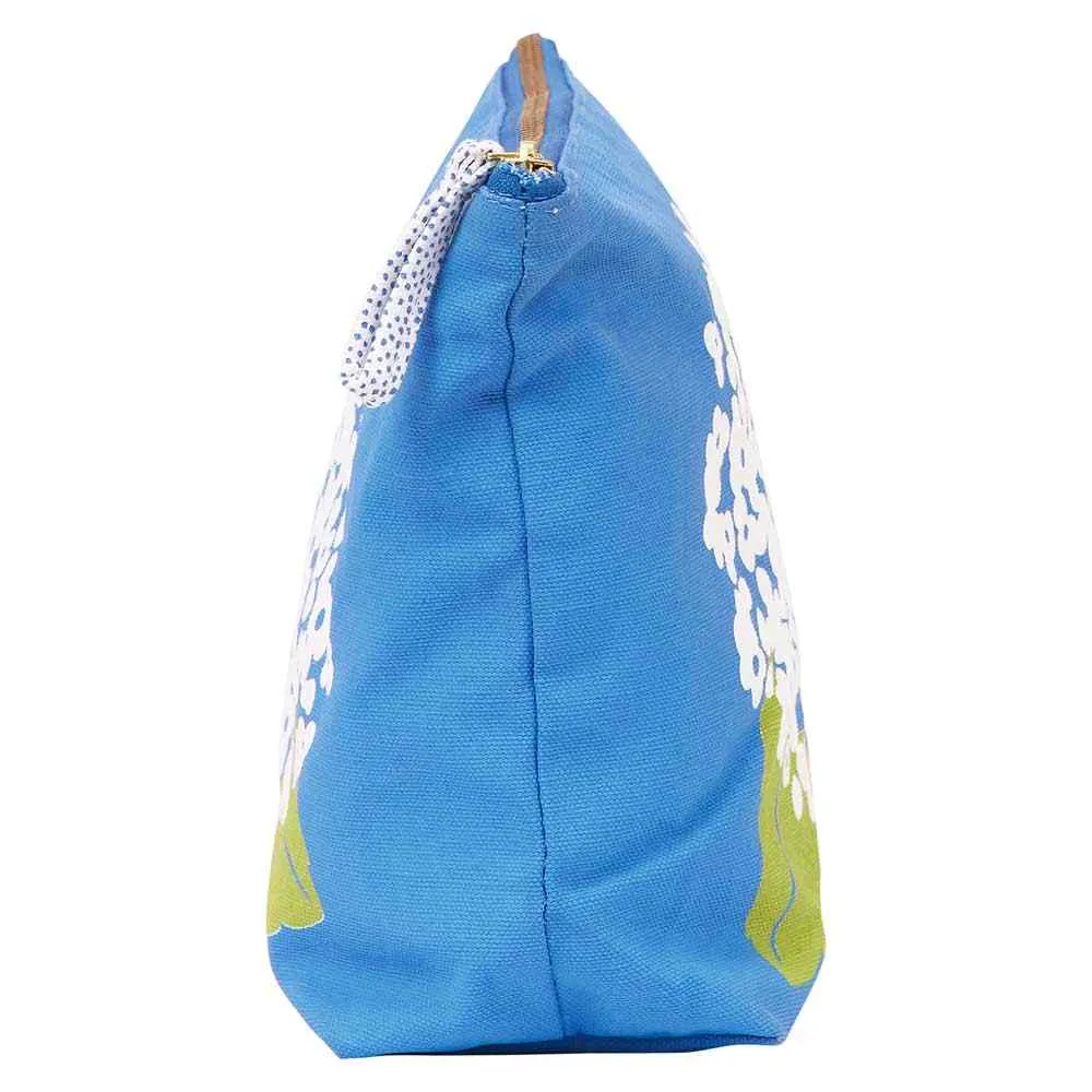Hydrangea Sola Large Essential Canvas Pouch
