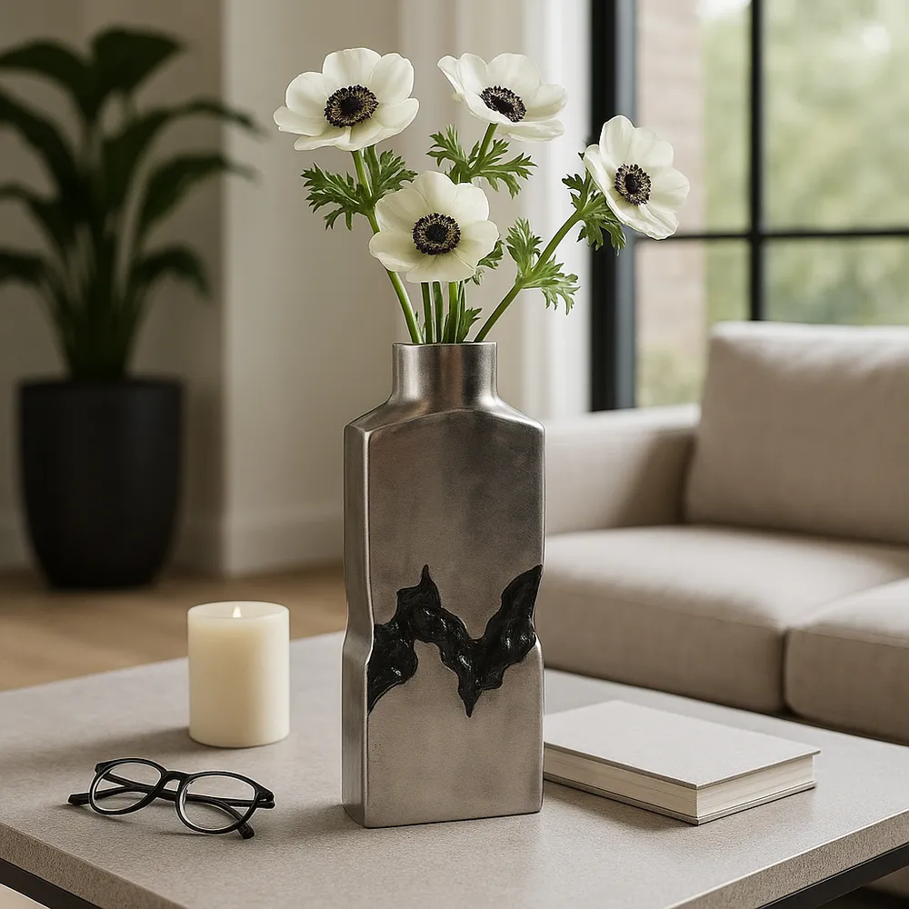 HALDENMILL SILVER VASE 16 (IN)
