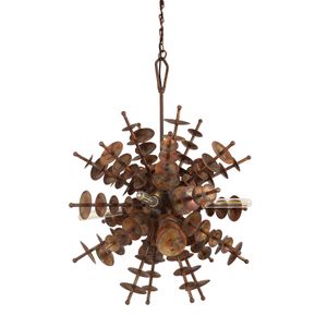 Sigma 28'' Wide 4-Light Chandelier - Autumn Brass 2