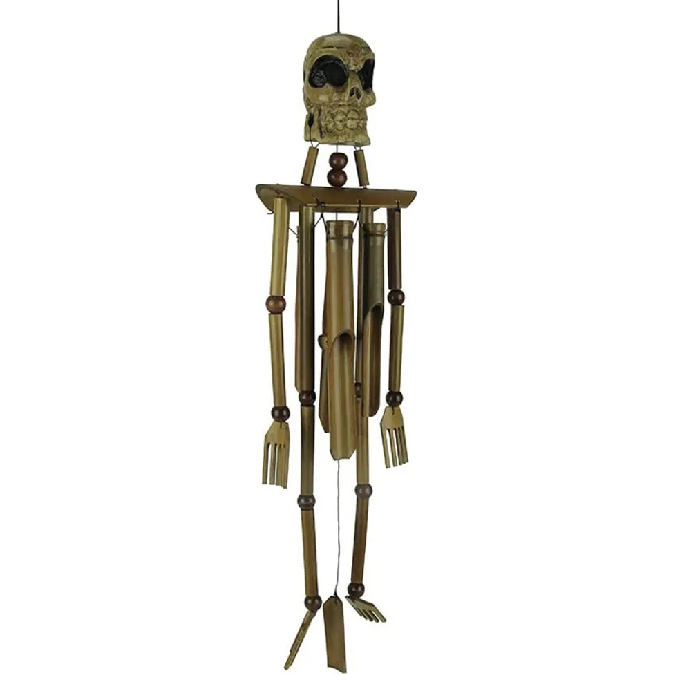 33" BAMBOO SKELETON WINDCHIME