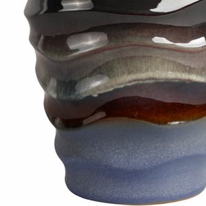 BAIRDSTONE BROWN VASE 19 (IN) 5