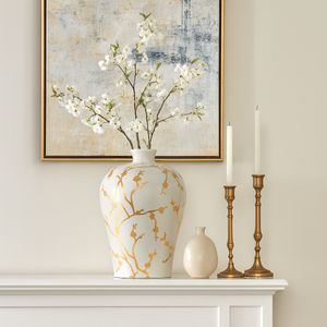 SAGESHAW WHITE CHINOISERIE 15 (IN) 2