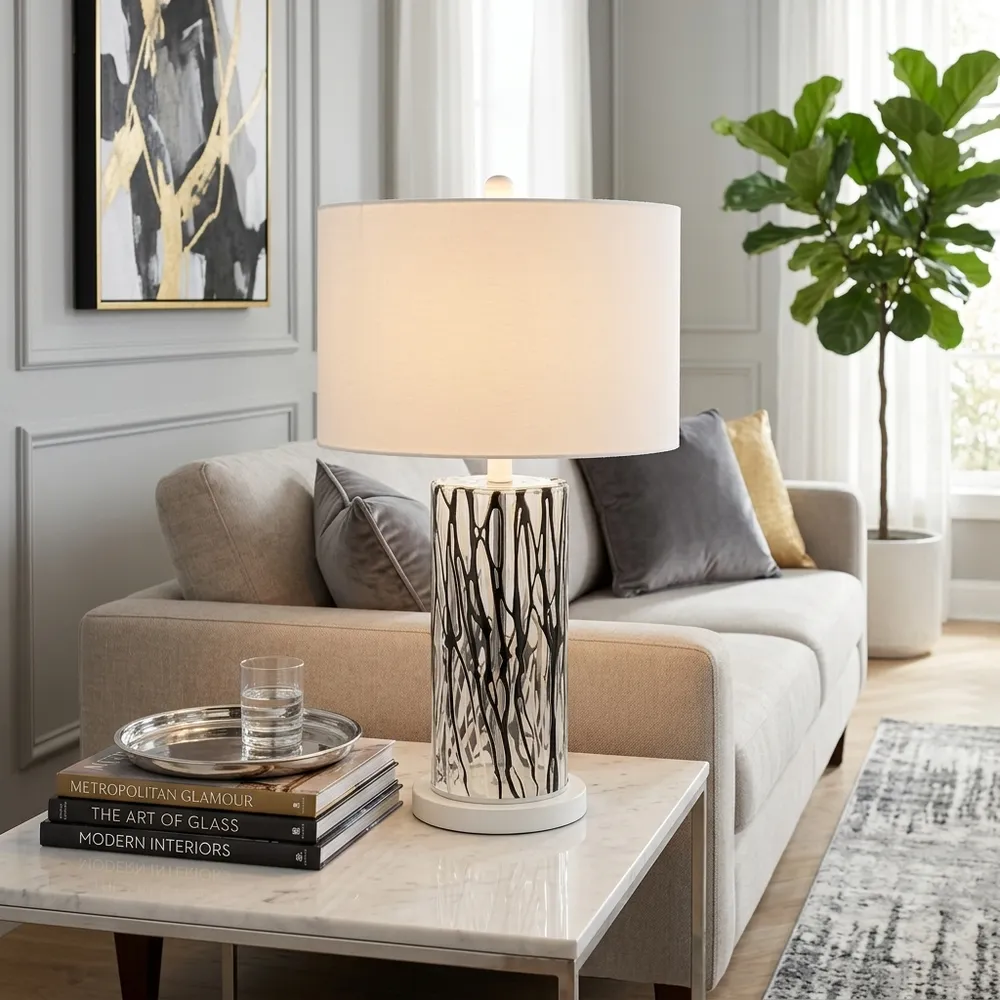 LUTHERGROVE BLACK LAMP 25 (IN)