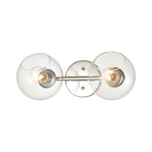 Claro 16'' Wide 2-Light Vanity Light - Polished Chrome 3
