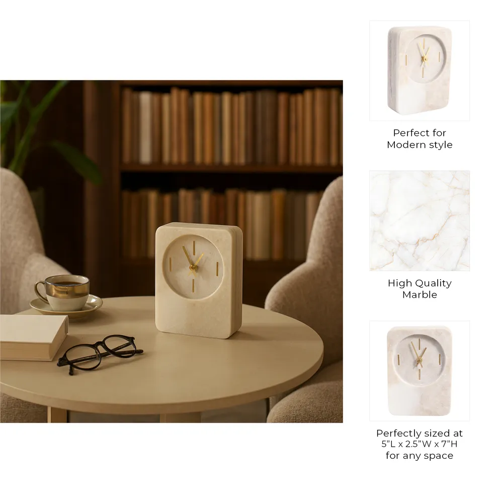 GLENNROSE TAN CLOCK 7 (IN)