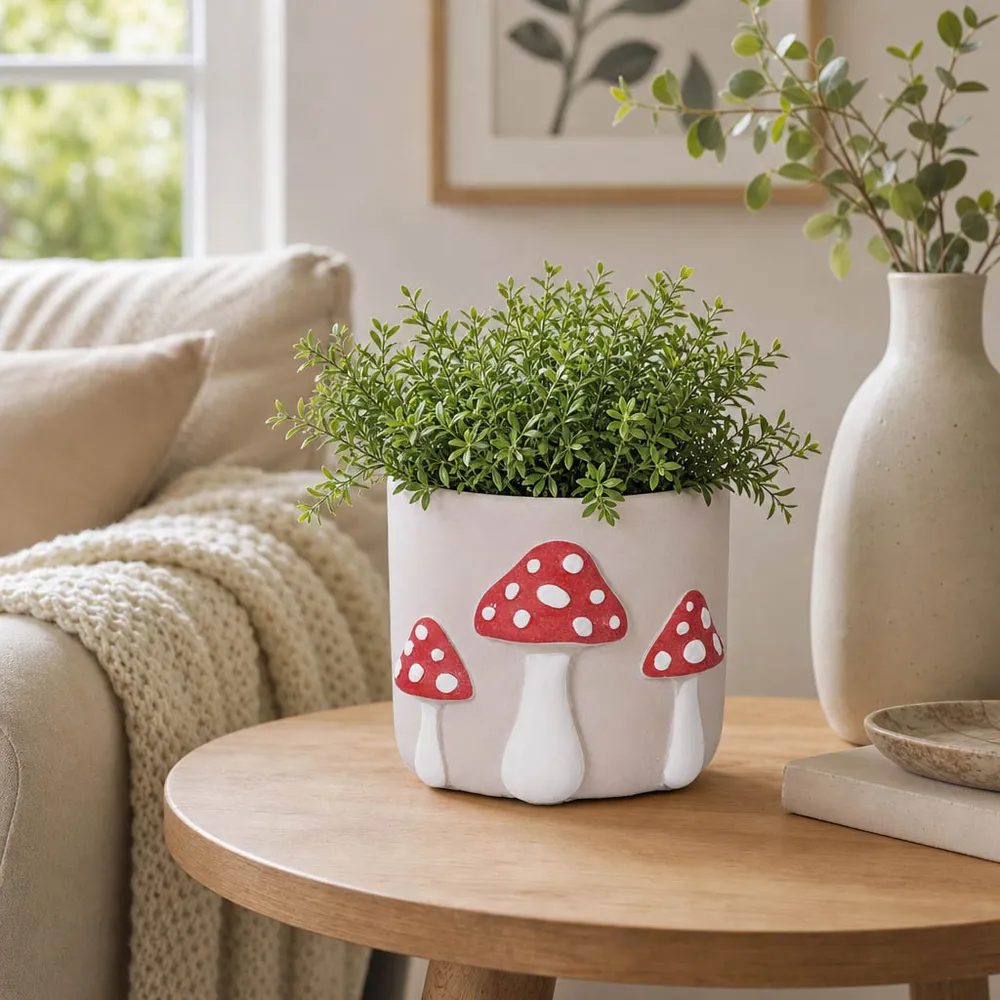 BRECKRUN RED PLANTER 6 (IN)