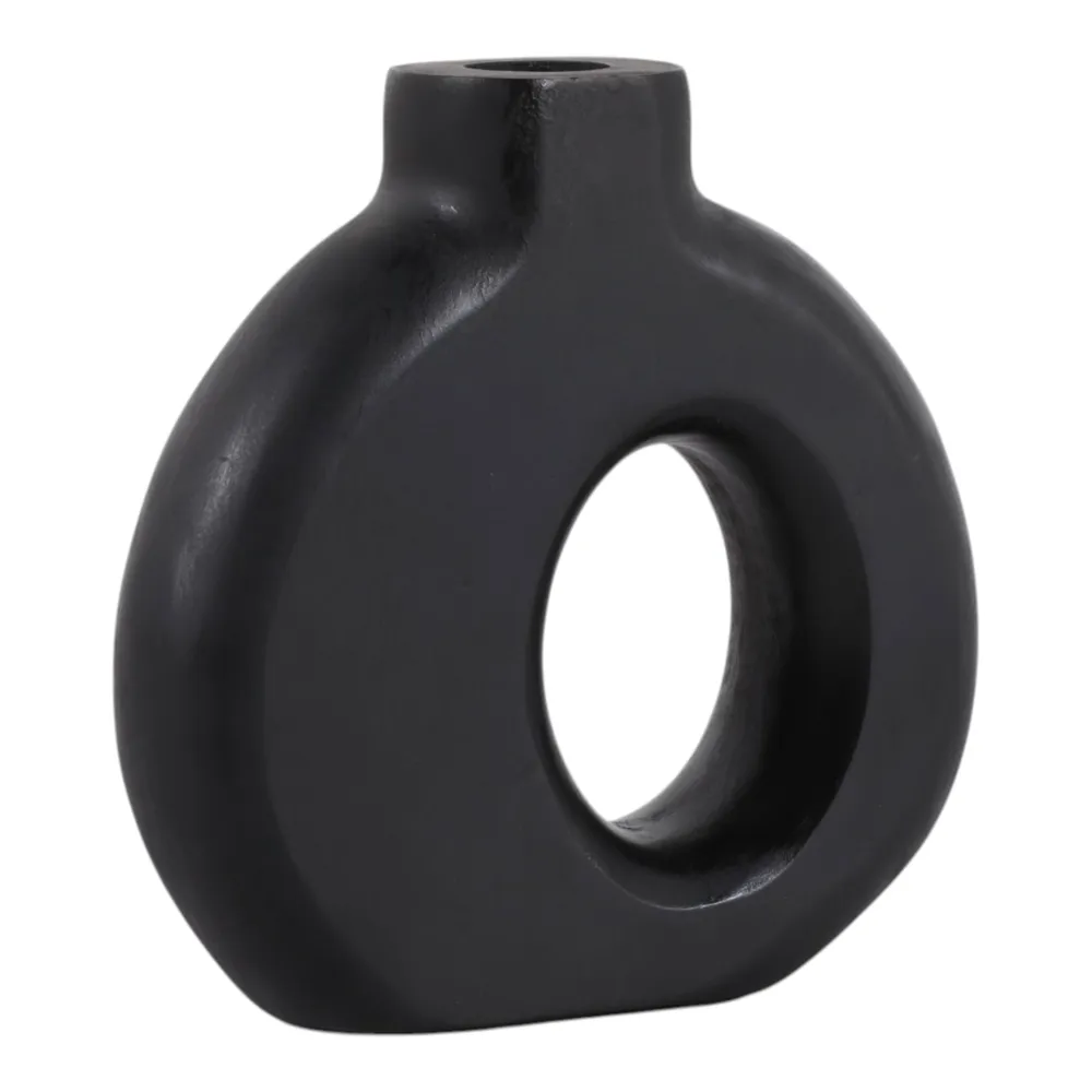 GRIFFINMOOR BLACK VASE 7 (IN)