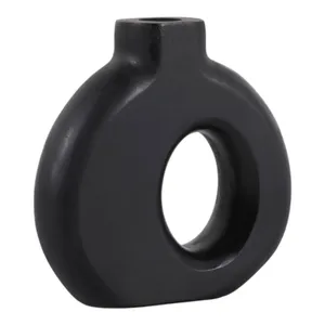 GRIFFINMOOR BLACK VASE 7 (IN) 4