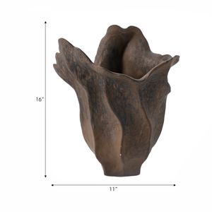 EWINGLAND BROWN VASE 16 (IN) 5
