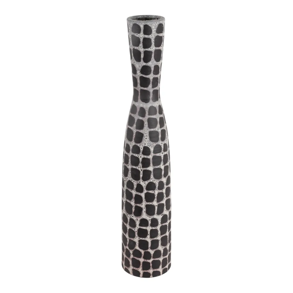 GAINES BLACK VASE 30 (IN)