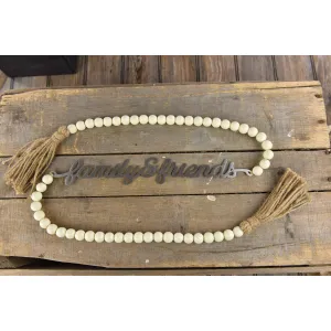 Family & Friends Beaded Garland 53in 1