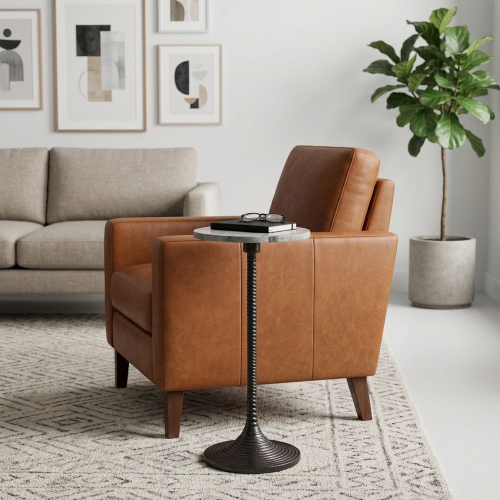FALTONLEY GRAY ACCENT TABLE 26 (IN)