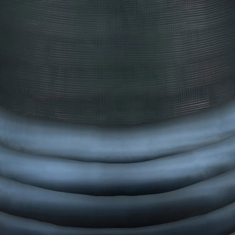CARTERHAVEN BLUE GLASS VASE 11 (IN)