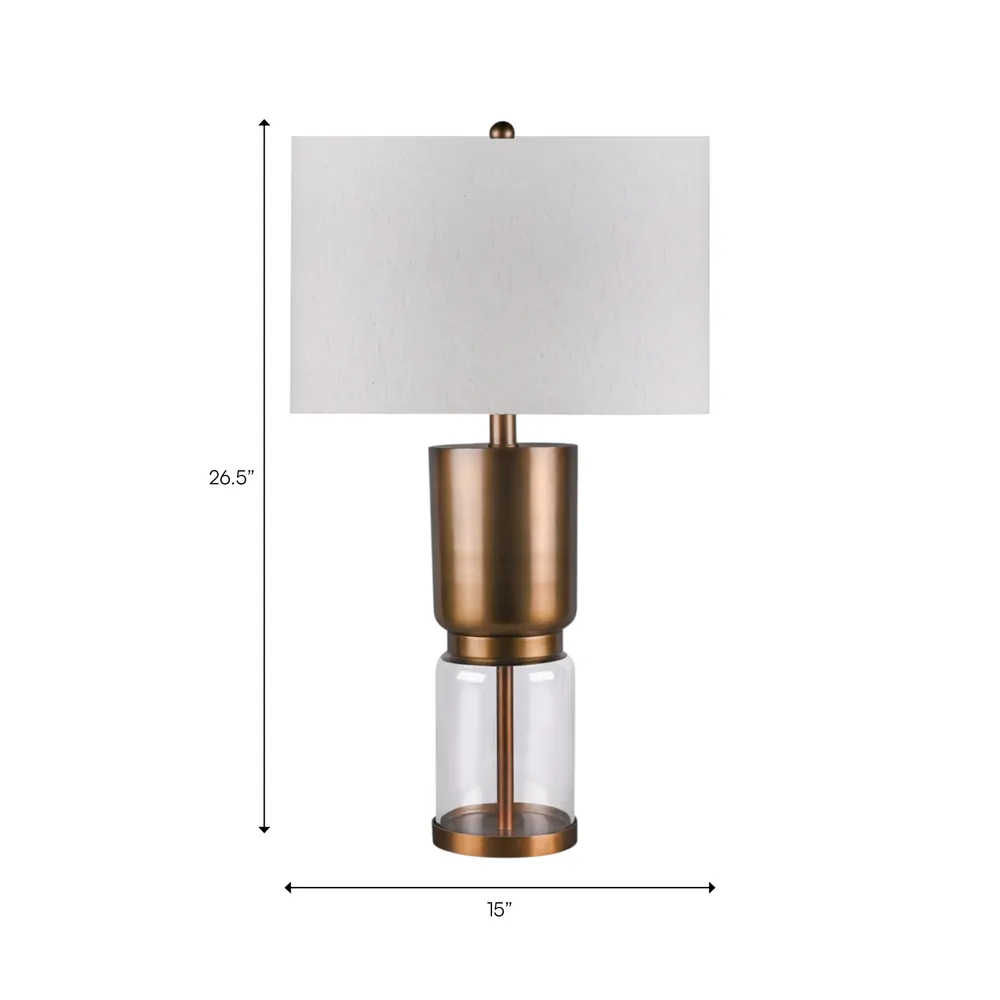 CALTONHOLM BROWN LAMP 27 (IN)