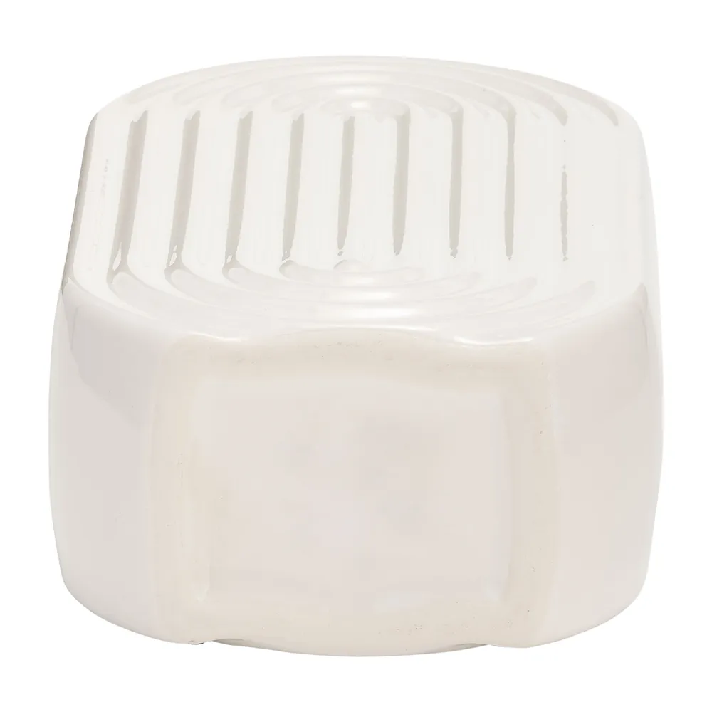 ELTONLAND WHITE VASE 11 (IN)