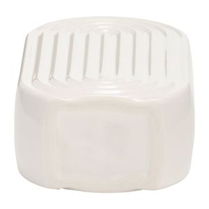 ELTONLAND WHITE VASE 11 (IN) 8