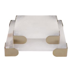 JANEVIEW SET OF 2 WHITE TRAY 2 (IN) 1