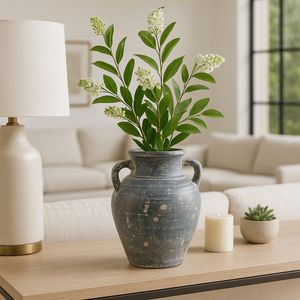 CARLINROSE BLUE VASE 10 (IN) 12
