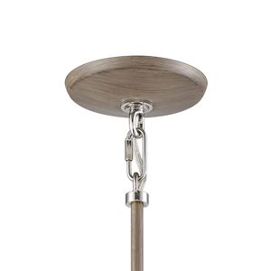 Mid-Century Schoolhouse 12'' Wide 1-Light Mini Pendant - Pecan 3