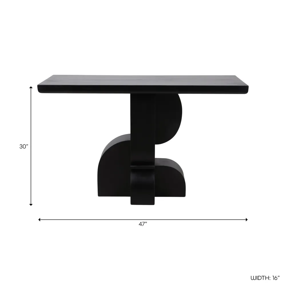 FALLONWICK BLACK CONSOLE 48 (IN)