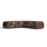 Ashon 5;5 - Piece Leather Sectional 1