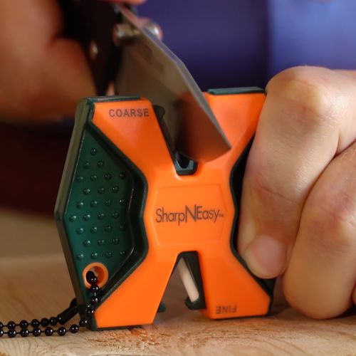 Two-Step Ceramic Sharpeners-Blaze Orange Carded
