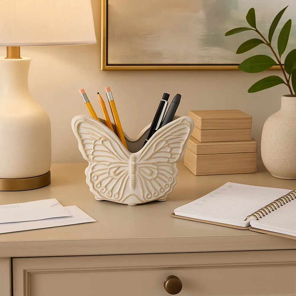 NICOLETON IVORY PENCIL CUP 4 (IN)
