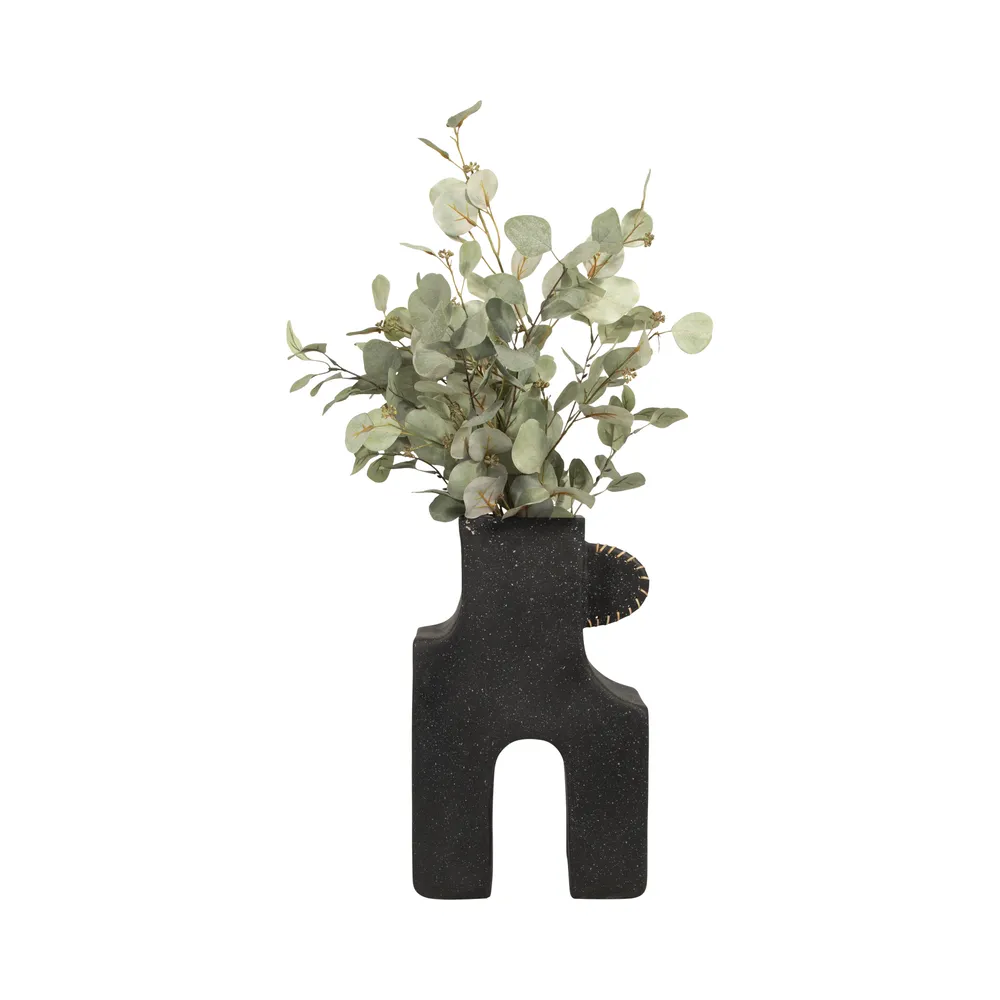 PAXTONWELL BLACK VASE 19 (IN)