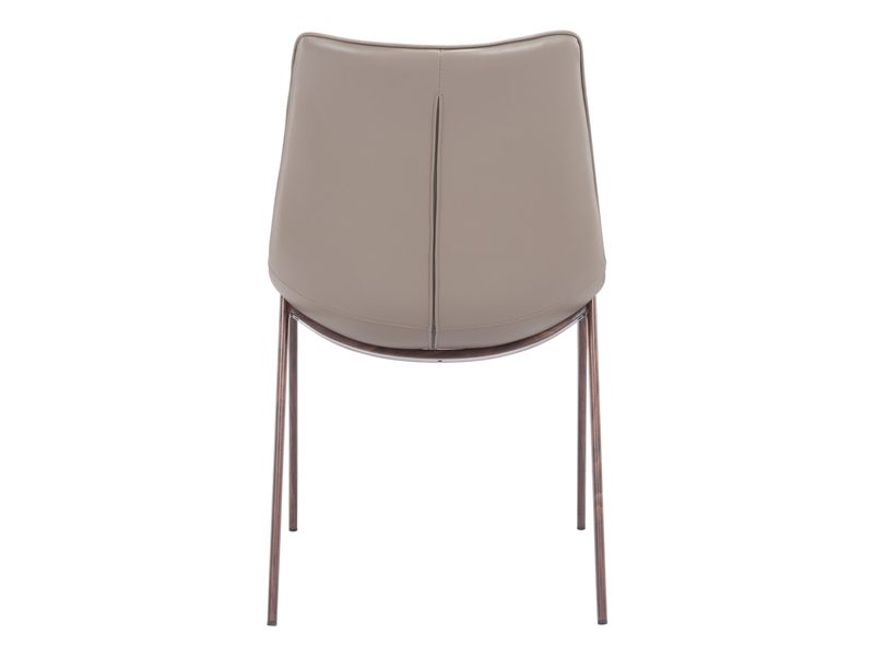 Magnus Dining Chair Brown & Walnut 5