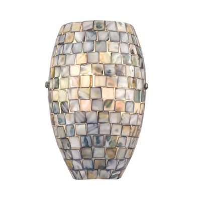 Capri 8″ High 1-Light Sconce - Satin Nickel