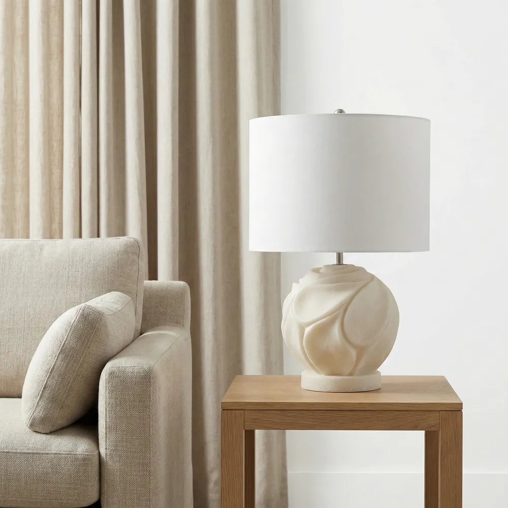 RAMONAPARK IVORY LAMP 22 (IN)