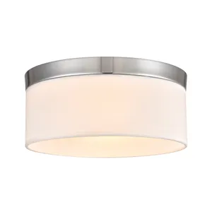 Oak Valley 12'' Wide 2-Light Flush Mount - Chrome 1