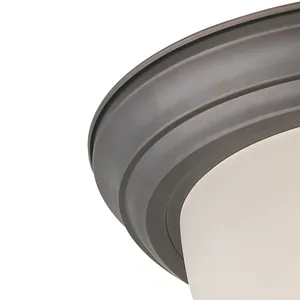 Harmony 12'' Wide 1-Light Flush Mount - Painted Bronze 3
