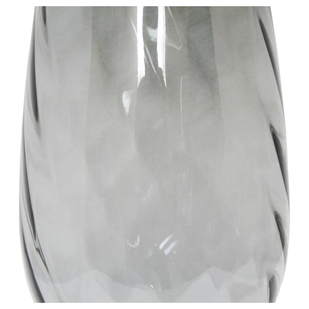 LINDENRUN GRAY GLASS VASE 21 (IN)