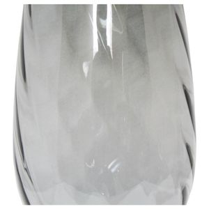 LINDENRUN GRAY GLASS VASE 21 (IN) 5